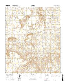 Cedarvale NE New Mexico Current topographic map, 1:24000 scale, 7.5 X 7.5 Minute, Year 2017