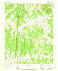 Cement Lake New Mexico Historical topographic map, 1:24000 scale, 7.5 X 7.5 Minute, Year 1963