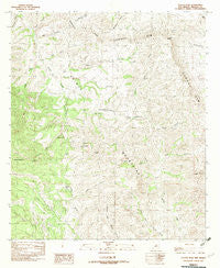 Center Peak New Mexico Historical topographic map, 1:24000 scale, 7.5 X 7.5 Minute, Year 1982