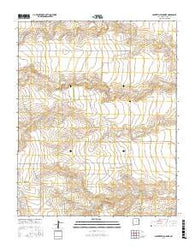 Centerville Corner New Mexico Current topographic map, 1:24000 scale, 7.5 X 7.5 Minute, Year 2017