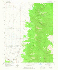 Cerro New Mexico Historical topographic map, 1:24000 scale, 7.5 X 7.5 Minute, Year 1963