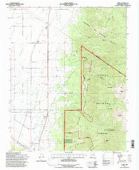 Cerro New Mexico Historical topographic map, 1:24000 scale, 7.5 X 7.5 Minute, Year 1995