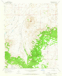 Cerro Alesna New Mexico Historical topographic map, 1:24000 scale, 7.5 X 7.5 Minute, Year 1963