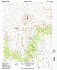 Cerro Alesna New Mexico Historical topographic map, 1:24000 scale, 7.5 X 7.5 Minute, Year 1995