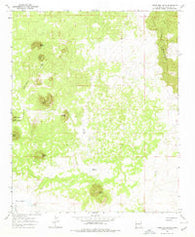 Cerro Brillante New Mexico Historical topographic map, 1:24000 scale, 7.5 X 7.5 Minute, Year 1967