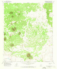 Cerro Brillante New Mexico Historical topographic map, 1:24000 scale, 7.5 X 7.5 Minute, Year 1967