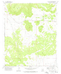 Cerro De Corazon New Mexico Historical topographic map, 1:24000 scale, 7.5 X 7.5 Minute, Year 1972