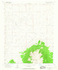 Cerro De La Olla New Mexico Historical topographic map, 1:24000 scale, 7.5 X 7.5 Minute, Year 1963