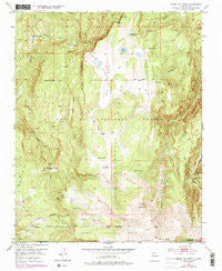 Cerro Del Grant New Mexico Historical topographic map, 1:24000 scale, 7.5 X 7.5 Minute, Year 1953