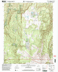 Cerro Del Grant New Mexico Historical topographic map, 1:24000 scale, 7.5 X 7.5 Minute, Year 2002