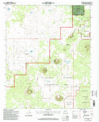 Cerro Hueco New Mexico Historical topographic map, 1:24000 scale, 7.5 X 7.5 Minute, Year 1995
