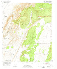 Cerro Montoso New Mexico Historical topographic map, 1:24000 scale, 7.5 X 7.5 Minute, Year 1952