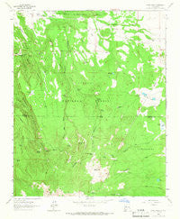 Cerro Pelon New Mexico Historical topographic map, 1:24000 scale, 7.5 X 7.5 Minute, Year 1963
