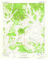 Cerro Prieto New Mexico Historical topographic map, 1:24000 scale, 7.5 X 7.5 Minute, Year 1972