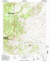 Cerro Tinaja New Mexico Historical topographic map, 1:24000 scale, 7.5 X 7.5 Minute, Year 1995