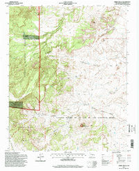 Cerro Tinaja New Mexico Historical topographic map, 1:24000 scale, 7.5 X 7.5 Minute, Year 1995