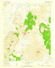Cerro Verde New Mexico Historical topographic map, 1:24000 scale, 7.5 X 7.5 Minute, Year 1960