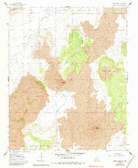 Cerro Verde New Mexico Historical topographic map, 1:24000 scale, 7.5 X 7.5 Minute, Year 1960