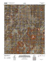 Cerro Alto New Mexico Historical topographic map, 1:24000 scale, 7.5 X 7.5 Minute, Year 2010