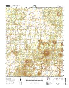 Cerro Alto New Mexico Current topographic map, 1:24000 scale, 7.5 X 7.5 Minute, Year 2017
