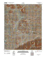 Cerro Negro New Mexico Historical topographic map, 1:24000 scale, 7.5 X 7.5 Minute, Year 2010