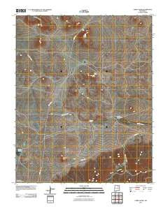 Cerro Negro New Mexico Historical topographic map, 1:24000 scale, 7.5 X 7.5 Minute, Year 2010