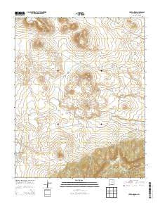 Cerro Negro New Mexico Current topographic map, 1:24000 scale, 7.5 X 7.5 Minute, Year 2013