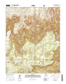 Cerro Parido New Mexico Current topographic map, 1:24000 scale, 7.5 X 7.5 Minute, Year 2017
