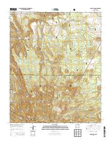 Cerro Pelon New Mexico Current topographic map, 1:24000 scale, 7.5 X 7.5 Minute, Year 2013