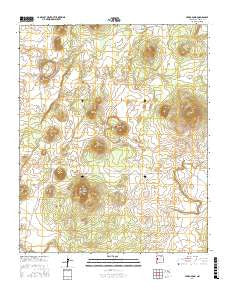 Cerro Pomo New Mexico Current topographic map, 1:24000 scale, 7.5 X 7.5 Minute, Year 2017