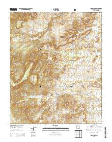 Cerro Tinaja New Mexico Historical topographic map, 1:24000 scale, 7.5 X 7.5 Minute, Year 2013