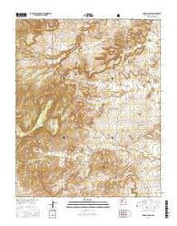 Cerro Tinaja New Mexico Current topographic map, 1:24000 scale, 7.5 X 7.5 Minute, Year 2017
