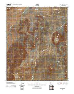 Cerro Verde New Mexico Historical topographic map, 1:24000 scale, 7.5 X 7.5 Minute, Year 2010