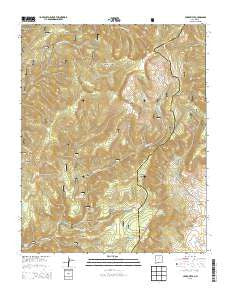 Cerro Vista New Mexico Current topographic map, 1:24000 scale, 7.5 X 7.5 Minute, Year 2013