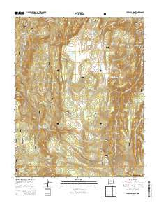 Cerro del Grant New Mexico Historical topographic map, 1:24000 scale, 7.5 X 7.5 Minute, Year 2013