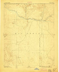 Chaco New Mexico Historical topographic map, 1:250000 scale, 1 X 1 Degree, Year 1892