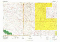 Chaco Canyon New Mexico Historical topographic map, 1:100000 scale, 30 X 60 Minute, Year 1976