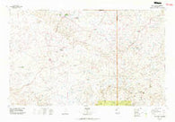 Chaco Mesa New Mexico Historical topographic map, 1:100000 scale, 30 X 60 Minute, Year 1977