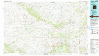 Chaco Mesa New Mexico Historical topographic map, 1:100000 scale, 30 X 60 Minute, Year 1977