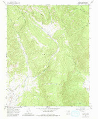 Chacon New Mexico Historical topographic map, 1:24000 scale, 7.5 X 7.5 Minute, Year 1965