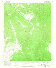 Chacon New Mexico Historical topographic map, 1:24000 scale, 7.5 X 7.5 Minute, Year 1965