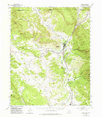 Chama New Mexico Historical topographic map, 1:62500 scale, 15 X 15 Minute, Year 1955