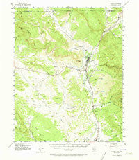 Chama New Mexico Historical topographic map, 1:62500 scale, 15 X 15 Minute, Year 1955