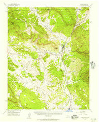 Chama New Mexico Historical topographic map, 1:62500 scale, 15 X 15 Minute, Year 1955