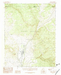 Chama New Mexico Historical topographic map, 1:24000 scale, 7.5 X 7.5 Minute, Year 1983