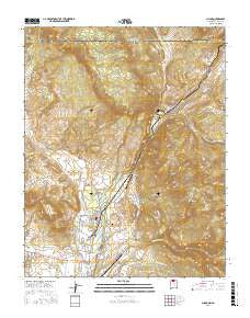 Chama New Mexico Current topographic map, 1:24000 scale, 7.5 X 7.5 Minute, Year 2017