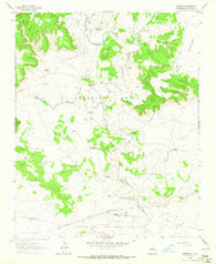 Chaperito New Mexico Historical topographic map, 1:24000 scale, 7.5 X 7.5 Minute, Year 1963