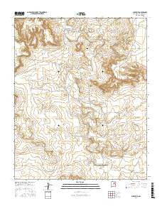Chaperito New Mexico Current topographic map, 1:24000 scale, 7.5 X 7.5 Minute, Year 2017