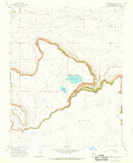 Charette Lake New Mexico Historical topographic map, 1:24000 scale, 7.5 X 7.5 Minute, Year 1966