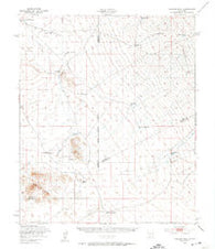 Chicken Well New Mexico Historical topographic map, 1:62500 scale, 15 X 15 Minute, Year 1948